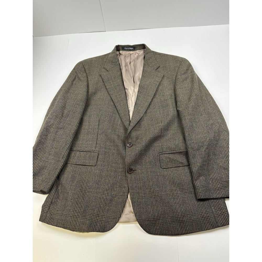 Chaps Ralph Lauren Blazer Suit Jacket Mens 46R Wool Silk